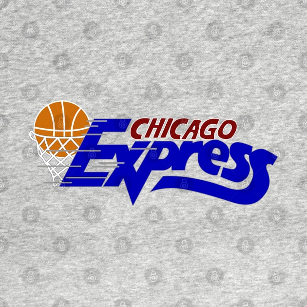 Vintage Chicago Express Basketball by LocalZonly